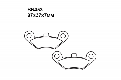 Тормозные колодки SN453 на CF-MOTO CF 800 X8 Terralander 2012-2015 передние левые